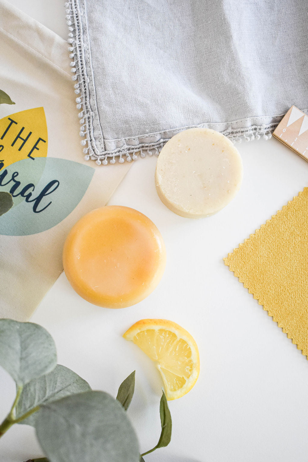 Set Champú y acondicionador solidos limon - The Natural Spa Cosmetic