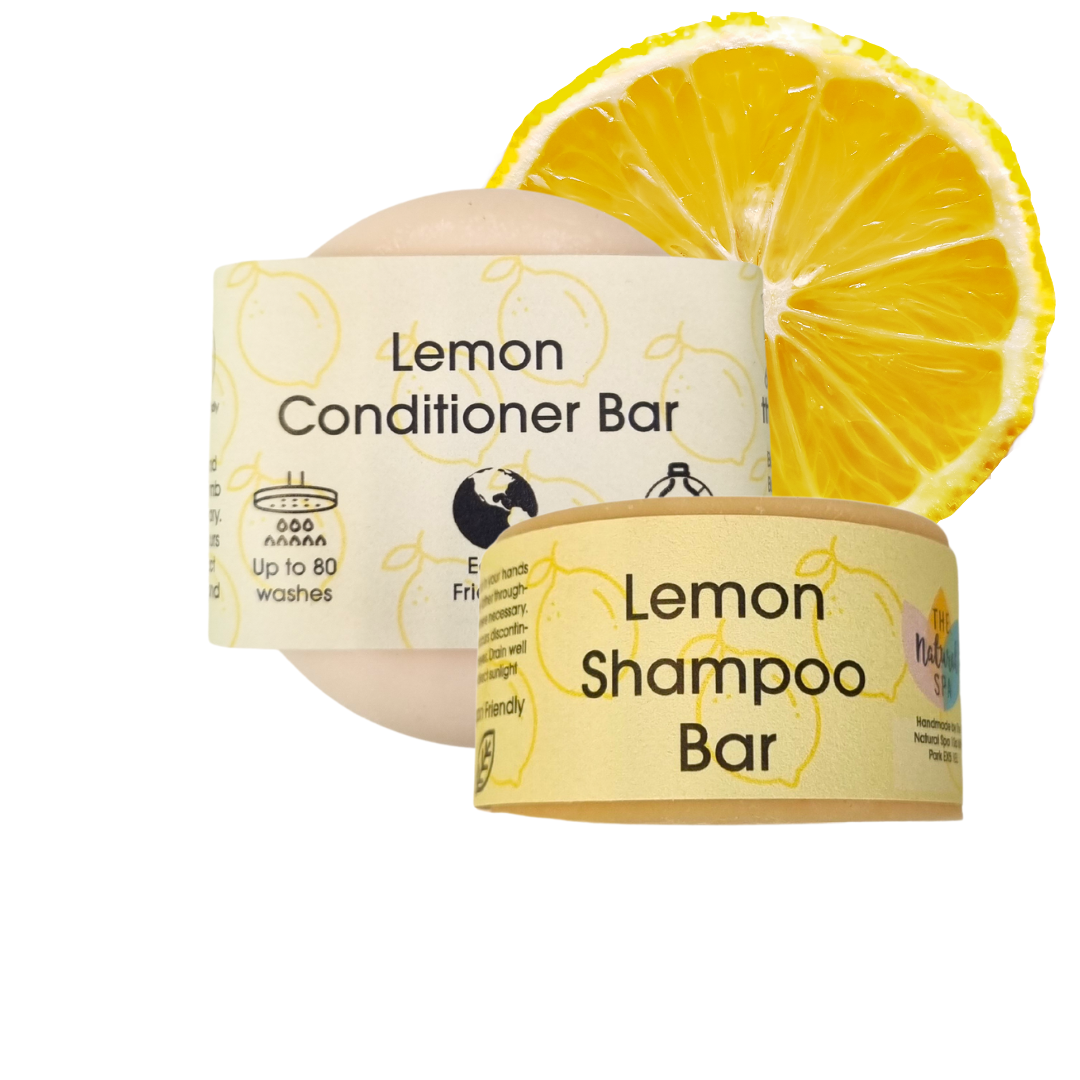 Set Champú y acondicionador solidos limon - The Natural Spa Cosmetic